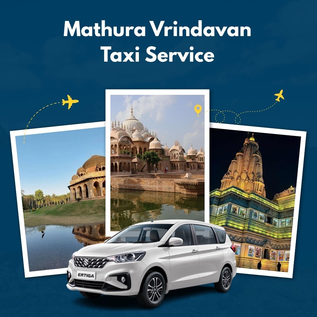 Jaipur to Mathura Vrindavan Taxi